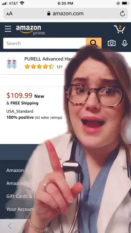 Should you be spending 110$ on PURELL??? #coronavirus #covid19 #savemoney #washyourhands #fyp #foryourpage #trend #staysafe #greenscreen