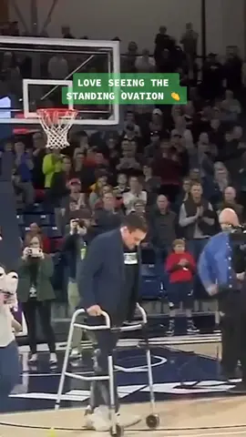 Mac Graff is the Basketball Team Manager for Gonzaga and was paralyzed in 2014. He walked across the court for senior night! #inspiration #foryou