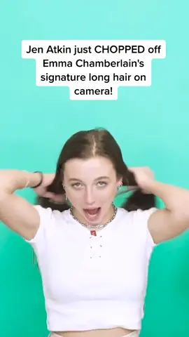 OMG😍💇🏼‍♀️ #emmachamberlain #jenatkin #hairtransfomation #haircut #foryoupage #fyp #foryou