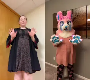 #duet with @starcry_the_cat i was feeling my outfit today! #dance #furryoutofsuit #outfitoftheday