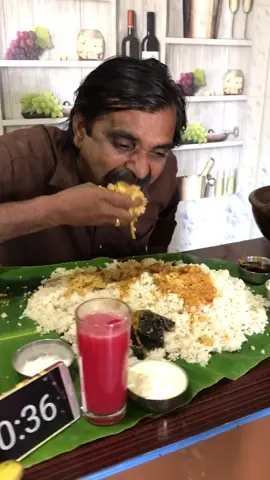 2.5 Kg White Rice 🍚& Ennai Kathirikai🍆 Eating Challenge #tiktokfoodie #desifood #brinjal #riceeating #watermelon #saapatturaman #tamilfood
