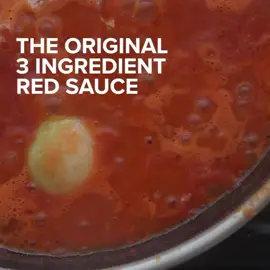 Marcella hazan’s three ingredient red sauce folks. Simple, easy, delicious. #foodvideo #cooking #cookingtips