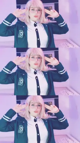 I haven’t decided if I like this or not #chiaki #danganronpa #cosplay #triggerhappyhavoc #chiakicosplay #chiakinanami #thhcosplay #foryou #fyp
