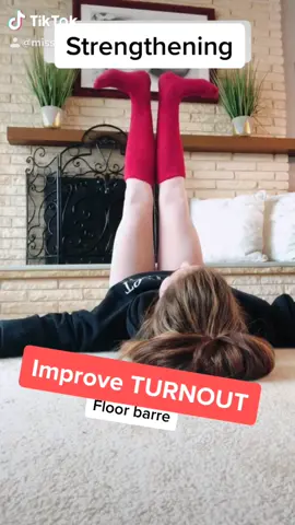 This strengthens your hips for maximum turnout! #wishmeluck #ButterGlossPop #makeadrink #dance#contemporary#ballet
