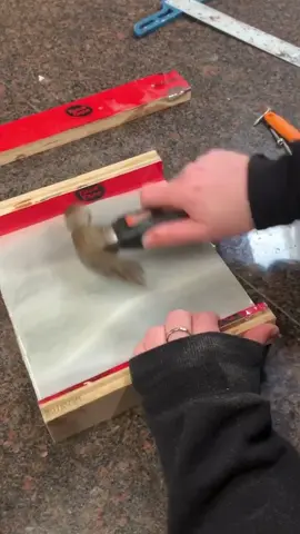 And the one goes flying. #artstuff #MoodBoost #epoxy #artistcheck #fyp #fy #xyzbca #woodwork