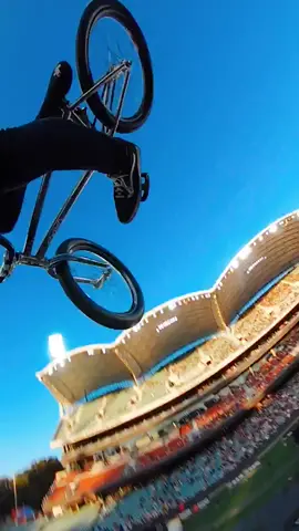 What it looks like to do a 720 Double Backflip on BMX!🚲 #bmx #worldfirst #trick #foryourpage