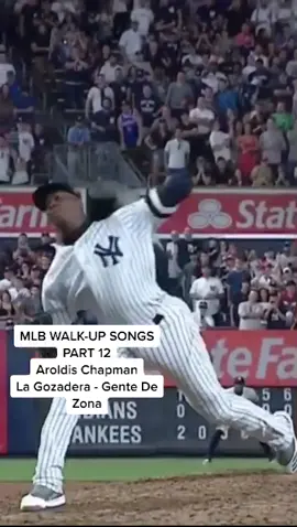 MLB Walk-Up Songs Part 12: Aroldis Chapman #aroldischapman #yankees #closer #MLB #baseball #baseballlife  #lagozadera #gentedezona #walkupsong #nyy