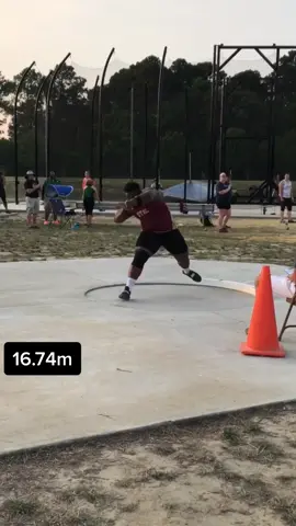 Top 3 furthest throw with the glide technique from my sophomore year of college. #throwback