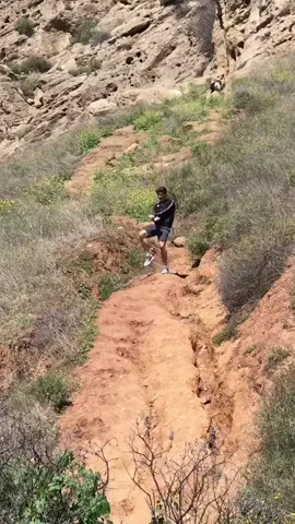 Wild Tik toker found hiking. Could you spot me before the zoom? #fyp #Hiking #embarassing