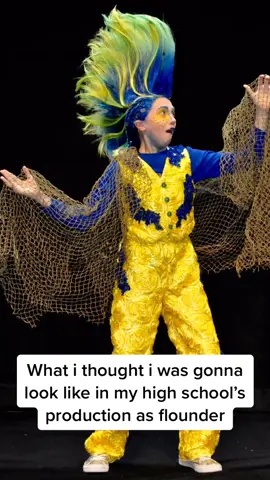 oo bbyg dat glow up #morph #fyp #flounder #thelittlemermaid #musicaltheater
