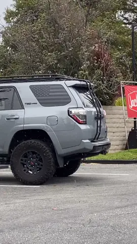 Wittle wadder on a trd pwo 👌 #toyota #trd #foryou #fyp #4runner #wittlewadder