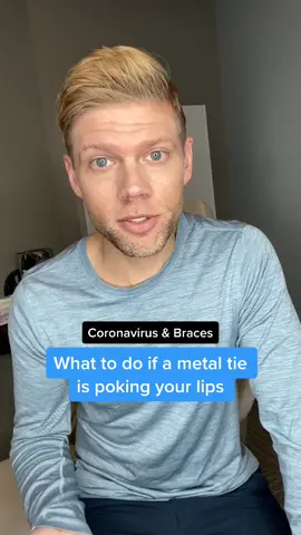 How to handle a metal tie poking your lips 🦷 More tips will be on my IG all week✌🏼IG: thebracesguy