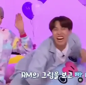 Our Hobii and his giggle☺️🥰 #jhope#runbts#junghoseok#manga#bt21