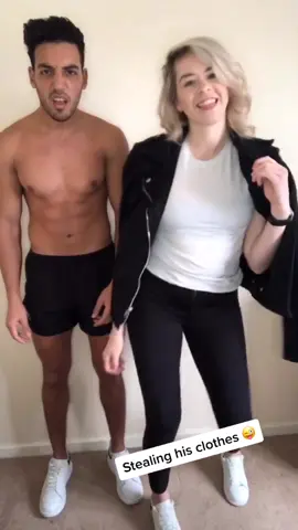 Stealing his clothes #houseoftiktok #foryou #fy #fypage #fypchallenge @youssef_esawy