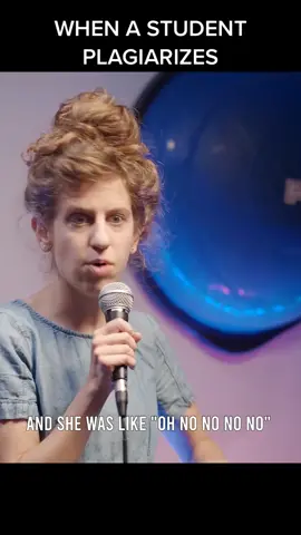 Part 2! When a Student Plagiarizes 🎤: @yourrachelmac #student #teacher #standupcomedy #fyp #foryou