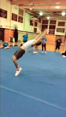 Could of been a Navarro Cheerleader but then this happened #cheer #cheerlife #cheerleading #tumbling #backtuck #roundoff #malecheerleader #stunting #p