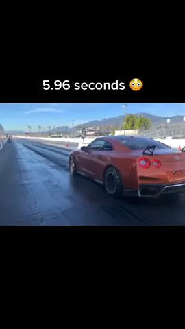 @haikgtr does 1/8th mile in 5.96s at 118mph (IG: haik_gtr) 😳🔥 Can you guess the hp? #sickexhaust #r35 #gtr #godzilla #race #skyline #launch