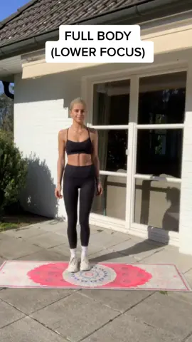 27 MINUTES FULL BODY WORKOUT (LOWER FOCUS) 💪🏻💦 40 sec work/ 20 sec rest! 3 rounds! 🔥 GOOOOOO! #workfromhome #workout #foryou #viral #motivation