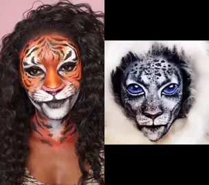 #TB to my snow leopard face paint#duet with @flawlessbytenisha