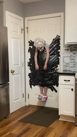 Aftermath of duct taping my sister to the door 😂