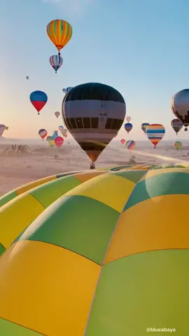 Floating above #AlUla #saudiarabia #hotairballoon #tiktoksaudiarabia #dream #foryou #riyadh