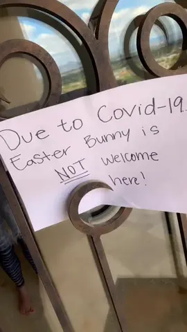 My mom thinks the Easter bunny has covid 19 and ruined my Easter 😭 #happyeaster #fyp #easter #easterchallenge