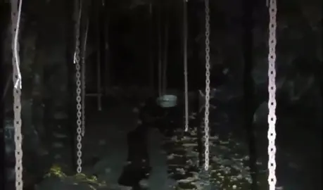 #scaryandunusual #cave #frank #swingingchains #ghost #fyp