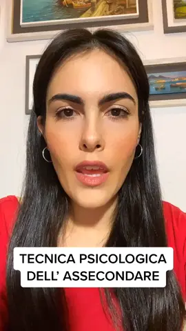 Tecnica psicologica dell’assecondare! #fyp #perte #foryou #psicologia #tiktok