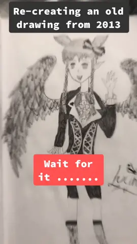 She deserved to be redone  🖤✍️ #GlowUp #art #oc #myoc #drawing #sketch #improvement #recreation