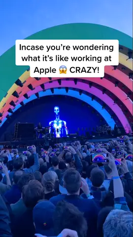 Life working at Apple 😎 #foryoupage #foryou #apple #work #worklife #whatthissays #ladygaga #lilnasx #letitgo #concert #ilovemyjob