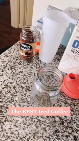 How to make the BEST iced coffee with a secret ingredient. It’s amazing and you can thank me later! #fyp #foru #foryoupage #everydayscience