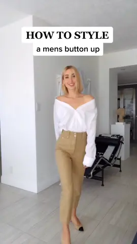 How to Style: an oversized button down #howtostyle #goingpro #fashionblogger #howtowear #howistyle #todaysstyletip #todaysoutfit #myoutfittoday