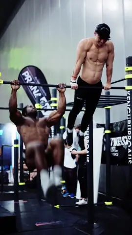 with my bro @kwameduahofficial last year. #ninjawarrior #calisthenics #muscleup