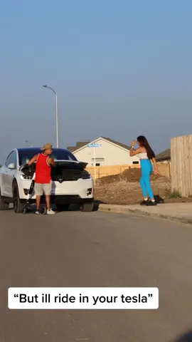 Gold Digger Prank Part 3 #golddigger #prank #funny #tesla #modelx