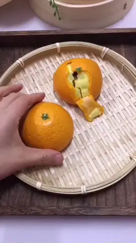 Guess what it is #orange #bun #pastry #asianfood #healthy #happyathome