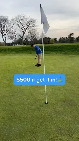 $500 if I make it in...⛳️ #golf