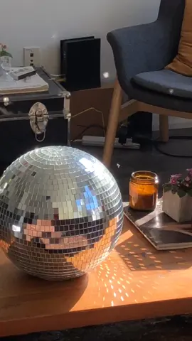 we found a disco ball!