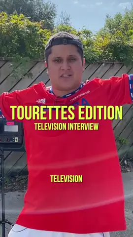TOURETTES VS TV INTERVIEW! 😂📺 #fyp #foryoupage #phatflat #funny #maori #letsgo #isolation #tourettes #tourettessyndrome #crackup #tv #news