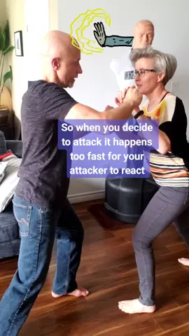If both are attacking then everything happens fast. #selfdefense #selfprotection #selfdefence #learnit #womensselfdefense #learntofight #protectgirls