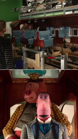 Watch your head and this unique set. This #MissingLink #bts timelapse leaves a mark. #animation #stopmotion #artistsoftiktok #laikastudios #foryou