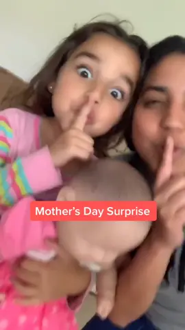 Surprise!! 🙌❤️ We love U Mom #MakeMomSmile #MomsofTikTok #fyp