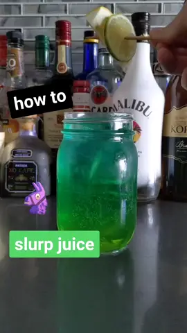this drink is rated E, for everyone 😎 #fortnite #slurpjuice #gamer #epic #playstation #battleroyale #mocktail #nonalcholic #sincity #bartender #enjoy