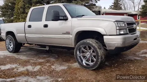 When she drives a truck! #girlswithtrucks #diesel #chevy #mytruck #donttouch #fyp