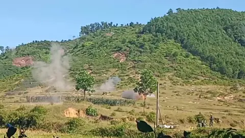 diễn tập đánh đầu cầu cửa mở, bộ đội bộ binh.