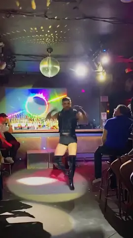 I miss performing @lizzo at the gig. Soon enough! #perform #performer #nyc #nycnightlife #leather #heels #stayathome