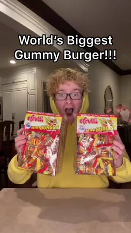 100 LAYER gummy burger!!! 🍔 😋😯