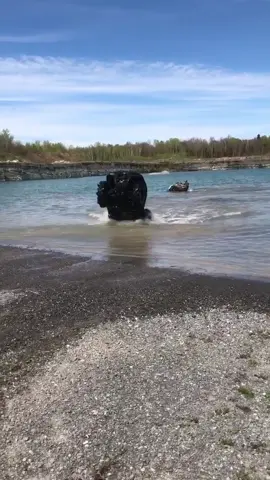 Polaris comin at ya 👀 #polaris #highlifter #snorkel #swimming #wheelie #waterwheelie #fyp #foryou #renegade #xmr #canam