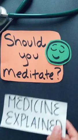 Has meditation helped you?? 😌 #medicineexplained #LearnOnTikTok #tiktokpartner #health #MentalHealthAwareness #india #philippines #africa #london #uk