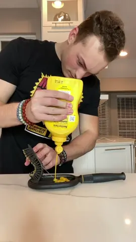 Mustard In Hair Brush Prank 🤣 @juliaxsummerx