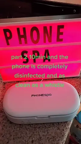 #phonespa #disinfected #cleanasawhistle Part 2 disinfected and super shiny love it